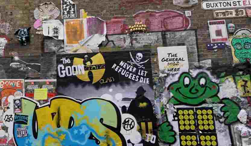 Shoreditch i Brick Lane